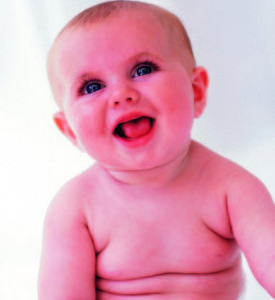 Младенец улыбается (фото: ЦФА Бурда)