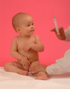 Ребенок на вакцинации (фото Burda Media)
