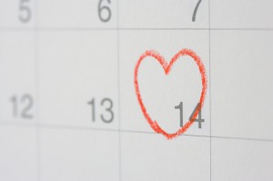 День Святого Валентина в календаре - фото