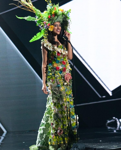 Sheetal Khadun, Miss Mauritius 2015 debuts her National Costume on stage at Planet Hollywood Resort & Casino Wednesday, December 16, 2015. The 2015 Miss Universe contestants are touring, filming, rehearsing and preparing to compete for the DIC Crown in Las Vegas. Tune in to the FOX telecast at 7:00 PM ET live/PT tape-delayed on Sunday, Dec. 20, from Planet Hollywood Resort & Casino in Las Vegas to see who will become Miss Universe 2015. HO/The Miss Universe Organization