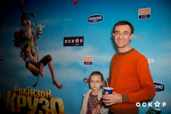 журналист Олег Панюта с дочерью Аней