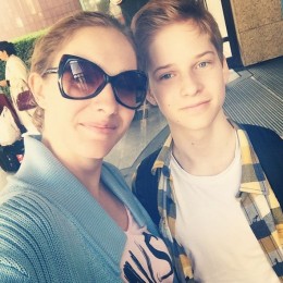 Катерина Осадчая с сыном