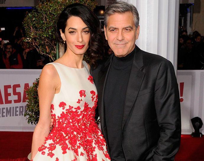 Джордж Клуни Амаль Клуни беременна
