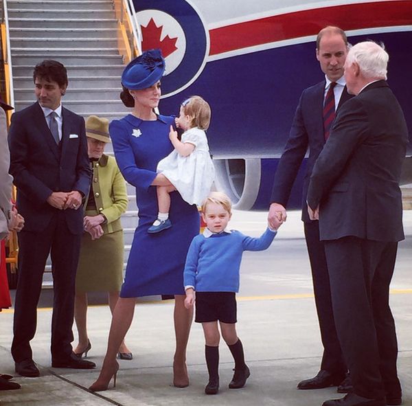 Кейт Миддлтон с семьей в Канаде