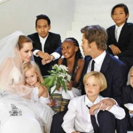 Анджелина Джоли и Брэд Питт свадьба