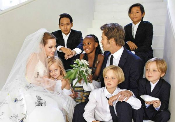 Анджелина Джоли и Брэд Питт свадьба развод