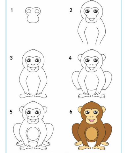 малюємо обезьяну