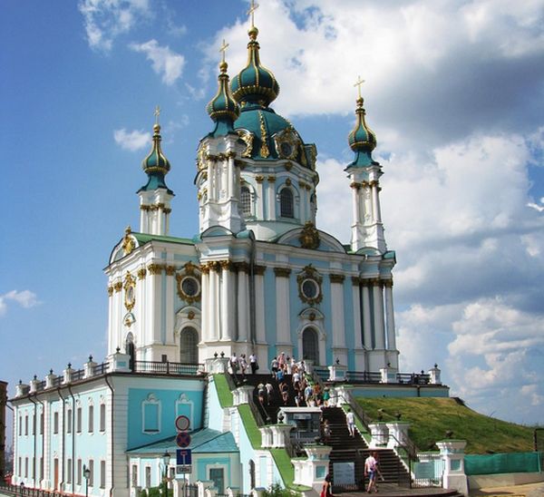 Киев андреевская церковь