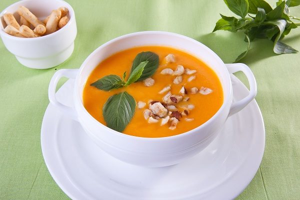 Тыквенный крем-суп с морковью