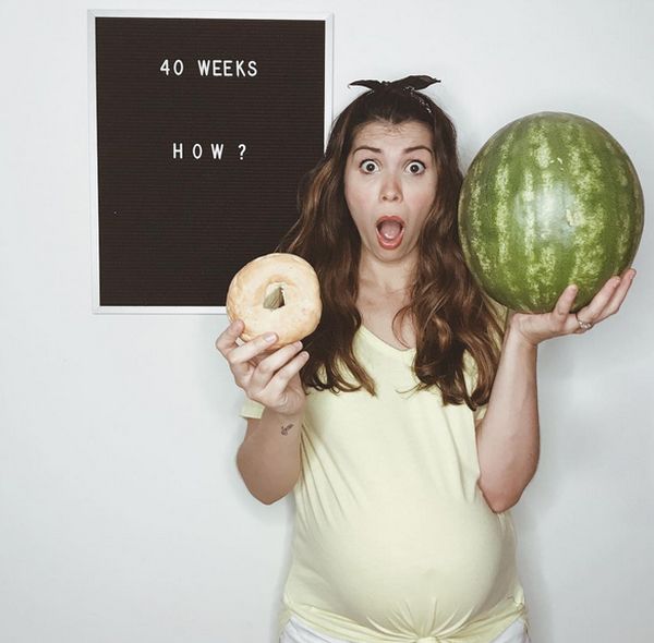 беременная 40 недель