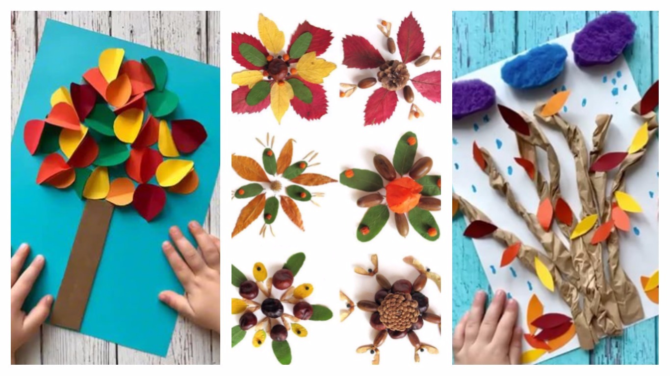 Золотая осень: 25 креативных поделок для детей от 2 до 6 лет