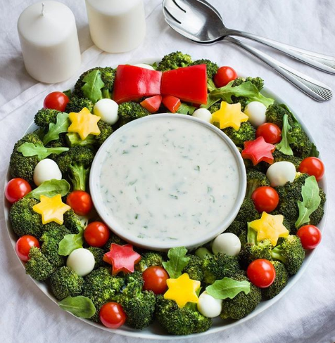 новогодний овощной салат