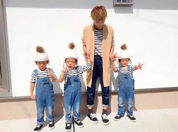 стильные образы детей Instagram японская мама