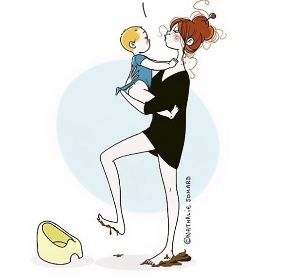 рисунки о том, как выглядит материнство