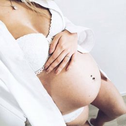 беременный живот фото