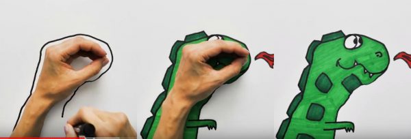 как нарисовать дракона – идеи рисования для детей