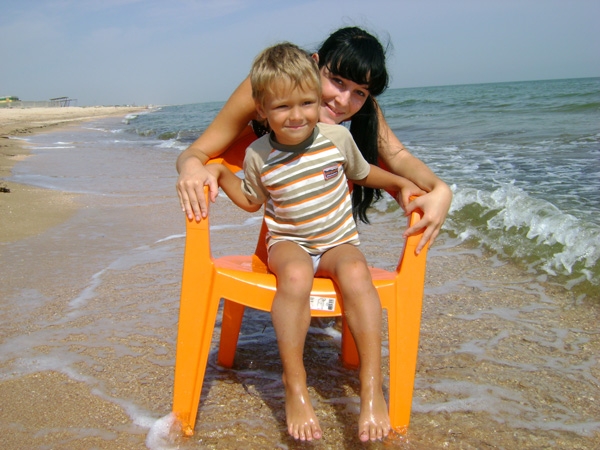 Азовское море, отдых с ребенком