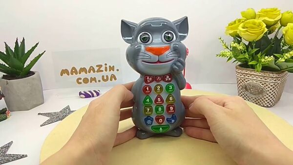 Дитячий розвиваючий телефон Кіт, що говорить, Котофон Limo toy