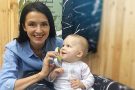 Валентина Хамайко поздравила сына с первым Днем рождения