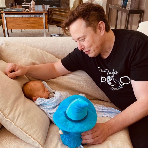 Илон Маск с сыном фото