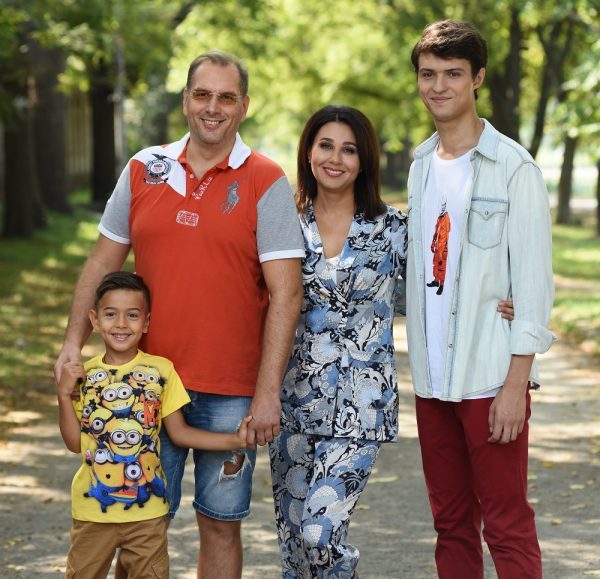Наталія Мосейчук з чоловіком та синами