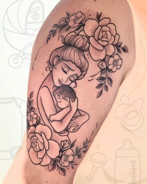 Татуировки, посвященные детям