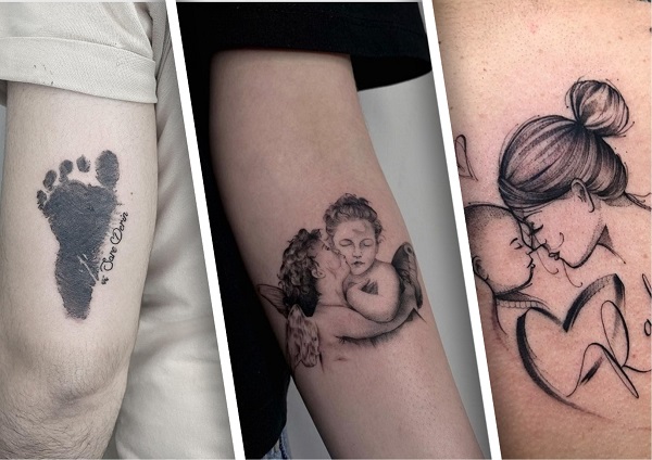 Татуировки посвященные детям фото