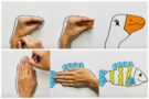 Шедевры с помощью пяти пальцев! Рисуем животных: 22 классных идеи