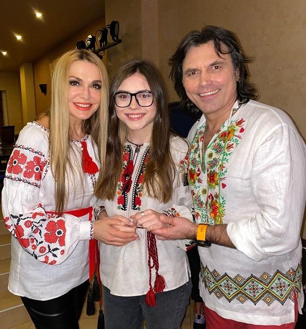 Ольга Сумская с мужем и дочкой