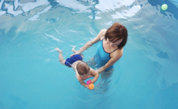 басейн, немовля, плавання